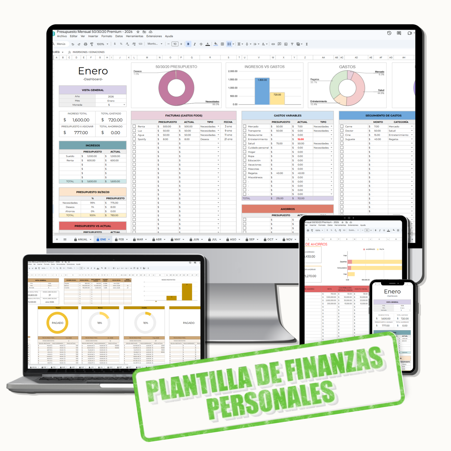 Plantilla Excel de Finanzas Personales