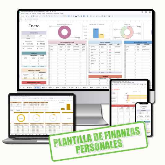 Plantilla Excel de Finanzas Personales